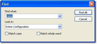 finddialog
